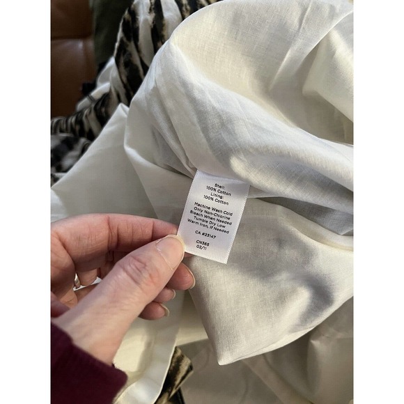 NWT Talbots Tiger Animal Print Cotton Fit & Flare Midi Skirt Women’s Size 14P - Picture 6 of 6